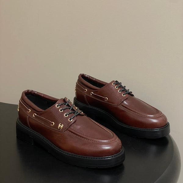CC 26 Lace-Up Loafer Brown Sheepskin 594248