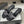 CC 26s Flat Sandals Black Sheepskin Rhinestones 649516