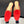 CD Médaillon Mule Red Suede 834912