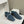 HM Blossom Mule 65mm Stale Blue Suede 902905