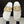 CC 26s Mules Beige White Quilted Leather Shearing 952552