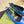 GG Women's G pointed silver-letter Logo slingbacks Azure Blue