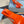 PRA SQUARE TOE SLINGBACK PUMPS BRIGHT ORANGE SATIN