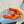 PRA POINTED TOE SLINGBACK PUMPS BRIGHT ORANGE SATIN