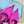 PRA POINTED TOE SLINGBACK PUMPS BRIGHT PINK SATIN