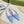 GC Horsebit Slingback Pump 10mm Blue Canvas Sheepskin 294542