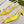 GC Horsebit Slingback Pump 50mm Yellow Canvas Sheepskin 294545