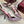 HIGH SLINGBACK 10 CM IN CHERRY RED SILK WITH FULL RHINSTONES