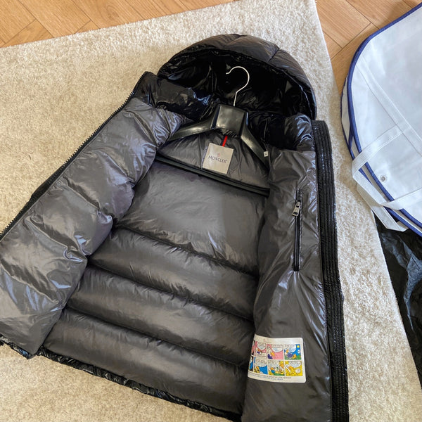 Moncler 2025 Maya Jacket Black Nylon Down