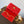 LV GO-14 MM 23cm Red Lambskin GHW