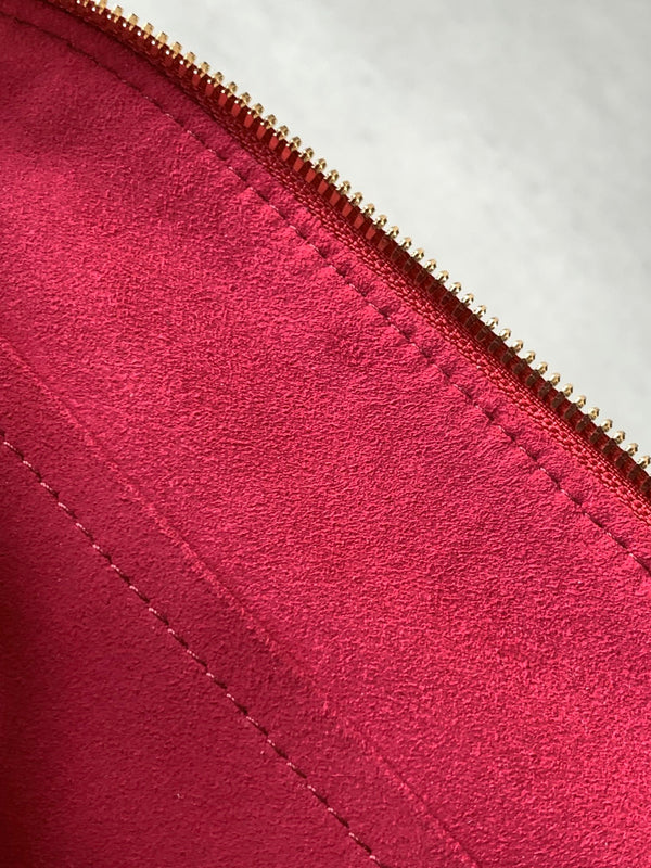LV M25562 Alma BB Burgundy Epi Leather