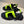 HM Men's Gate Sandal Neon Yellow Suede Calfskin 655430