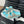 Mule Sandals Sheepskin  Azure Blue