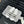Woven Embroidered Letter Slippers White Black