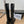 CC Knight Martin boots Black Calfskin and Lining Lambskin