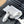 CC SNEAKER IN PEARL GREY MIX WHITE EMBROIDERED LAMBSKIN