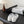CC 26P Ballet Flat Black White Patent Leather Lambskin 670801