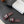 CC 26C Slippers Black Burdundy Quited Lambskin 670609