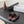 CC 26C Slippers Black Burdundy Quited Lambskin 670609