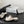 CC 26SS Mary Jane Slippers Black White Lambskin Patent Leather 670617