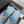 CC 26s Sandals Blue Raffia Sheepskin 670372