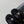 CC 26s Bowknot Thong Sandals Black Furry Shearing 969673