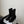 CC 26s Chunky Heel Elastic Short Boots 5cm Black Suede 969716