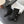 CC 26s Chunky Heel Elastic Short Boots 5cm Black Suede 969716