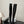 CC 26s Chunky Heel Elastic Boots 5cm Black Leather 969719