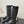 CC 26s Cambon Quilted Tall Flat Boots Black Calfskin 969723
