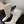 CC 26s Cambon Quilted Tall Flat Boots Ivory White Calfskin 969725
