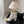 CC 26s Ankle Boots White Gold Metallic Leather 127859