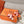 HM 3D Oran Sandals Orange Calfskin 243962