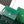 CHYPRE WALLET-POUCH 21 IN GREEN GOYARDINE CANVAS AND CALFSKIN