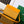 CHYPRE WALLET-POUCH 21 IN YELLOW GOYARDINE CANVAS AND CALFSKIN