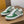 LV MONOGRAM GREEN AND WHITE SNEAKERS