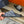 CD VELCRO STRAP SLIPPER AZURE JACQUARD