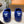 FOOTPRINT SOCCER SNEAKER IN COBALT BLUE CALFSKIN
