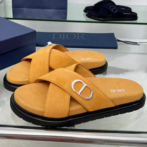 CD  26s Criss-Cross Strap Men Sandals Suede 966584