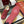 GG G75 Sneaker Red Suede Canvas 818345