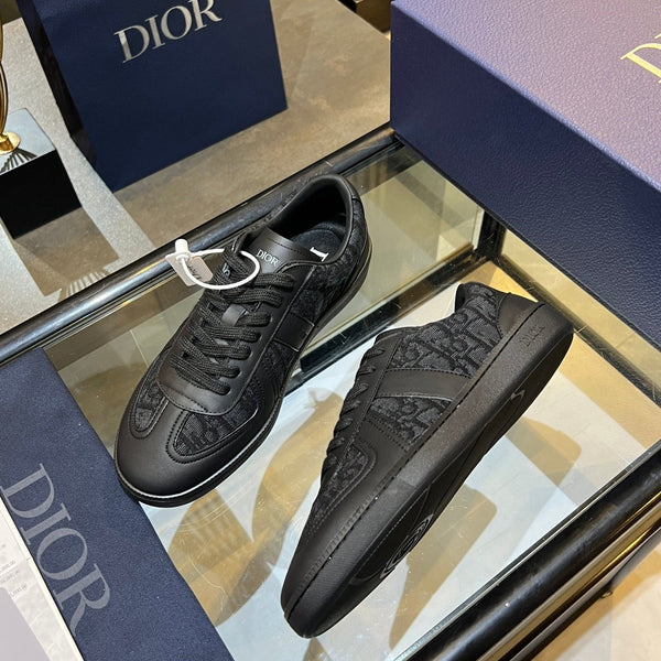 CD 26s B01 Matchpoint Sneaker Black Calfskin Fabric 924617