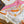 LV Scarf 90cm Creme Rose Fuchsia Twill Silk 136595