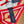 LV Double-sided Scarf 90cm Red White Twill Silk 136592