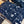 CC 25 Scarf 140CM Dark Blue Colorful Cashmere 293080