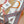 HM Tresse Scarf 90x90 White Colorful Twill Silk 198469