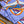 LV Scarf 90cm Blue Lavender Twill Silk Wool 136596