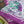 GG Double-Sided Floral 90x90cm Purple Colorful Twill Silk 194446