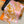 HM Sous le Charme d'Orphee Detail Scarf 90 Pink Colorful Twill Silk 194443
