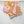 HM Sous le Charme d'Orphee Detail Scarf 90 Pink Colorful Twill Silk 194443