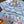 HM City of Light Scarf 90x90 Blue Colorful Twill Silk 198476
